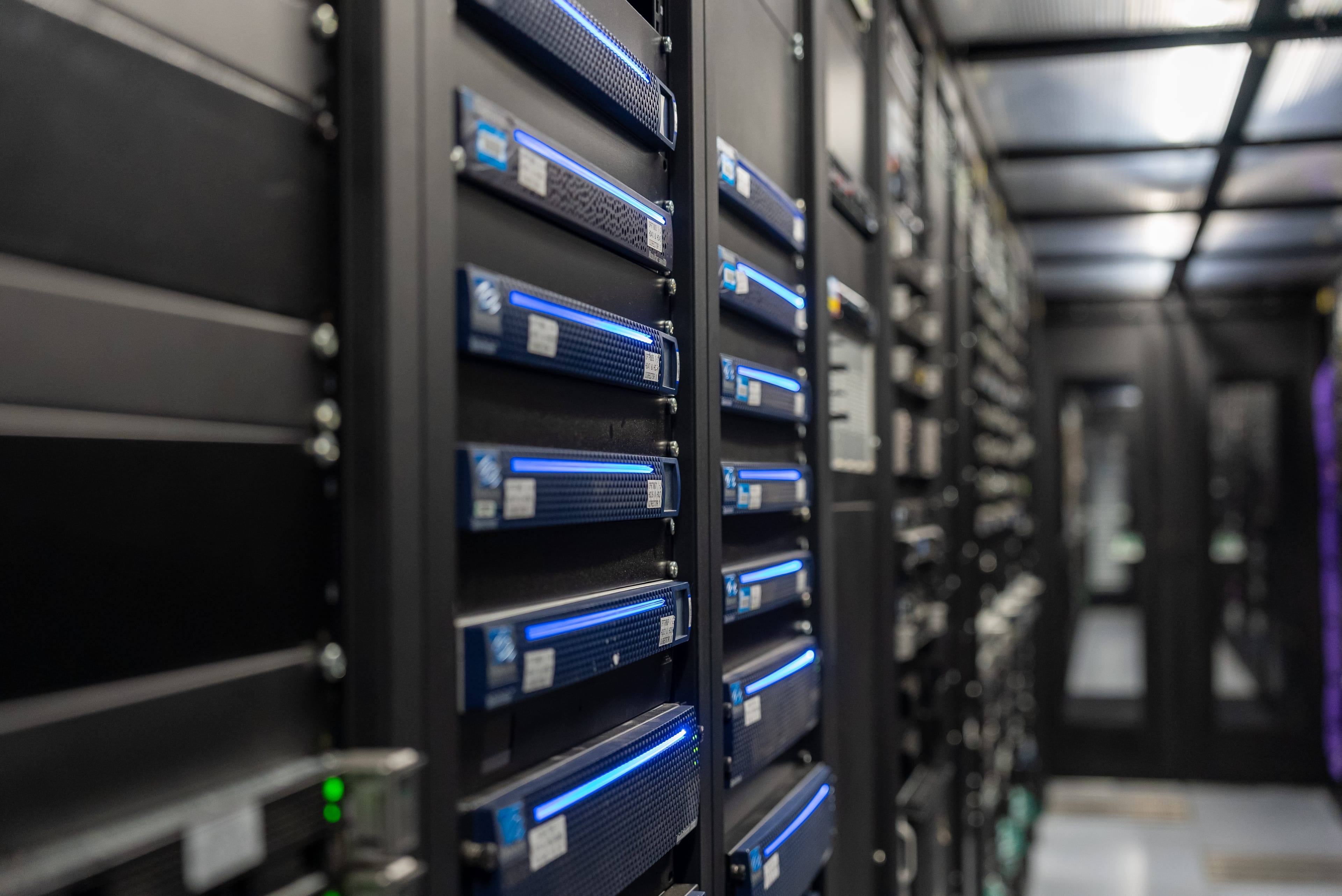 Racks of servers